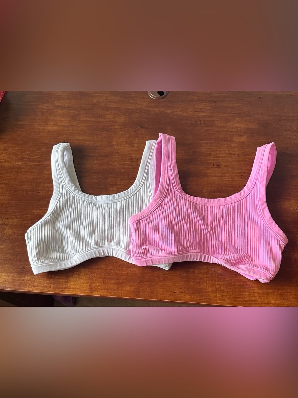 Victoria’s Secret Pink Ribbed Sports Bra Bundle M-DD